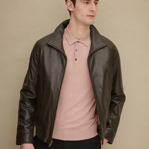 Wilsons Thinsulate Brown Leather Coat XL